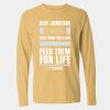 Garment-Dyed Heavyweight Long Sleeve T-Shirt Thumbnail